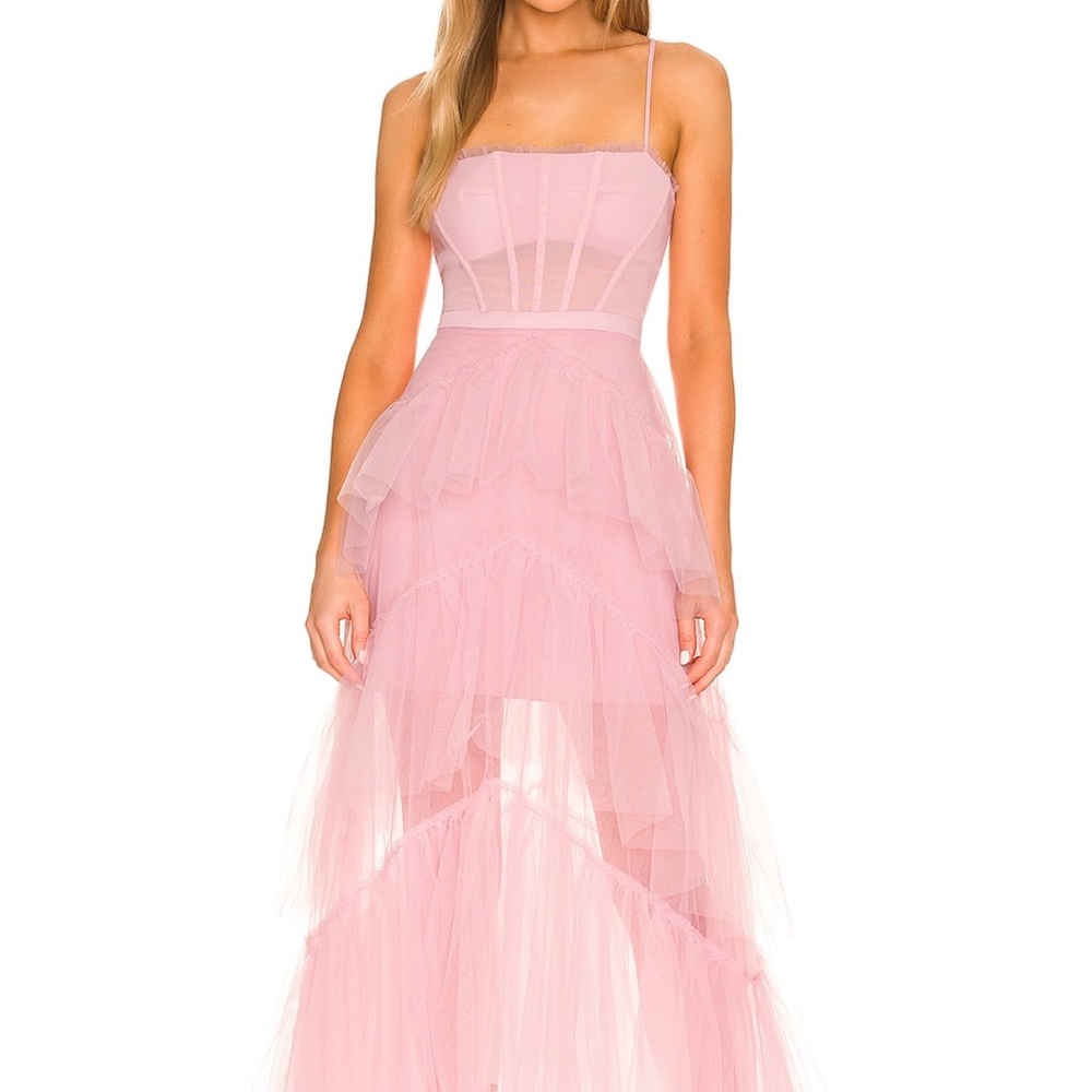 NWT BCBG Elegant Pink Tulle Dress